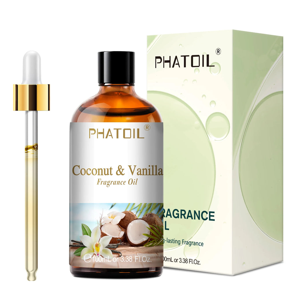100Ml Aromatherapy Fragrance Oil with Glass Dropper Lime Coconut Strawberry Cherry Watermelon Lemon Mango Aroma Oils