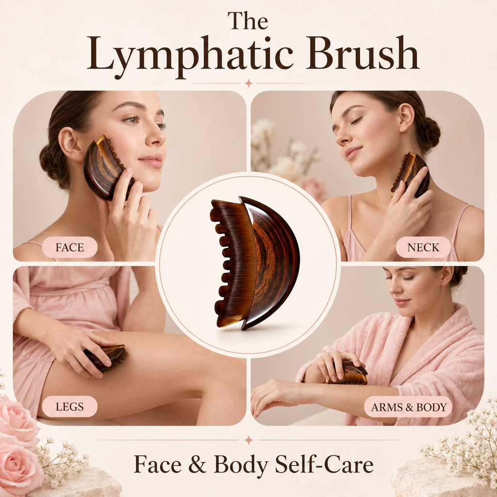 Facial Contour Massage Brush & Gua Sha Tool