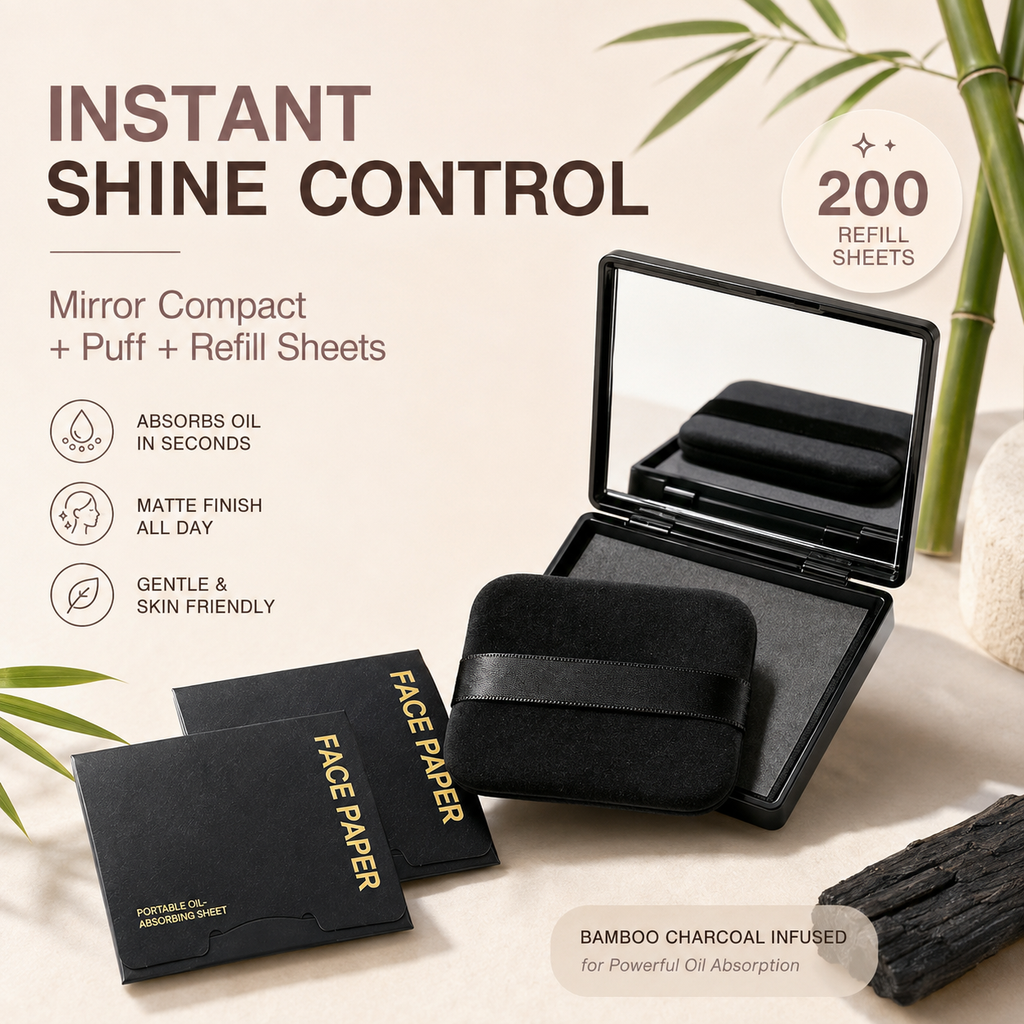 Oil Control Blotting Paper Set | 300 Sheets