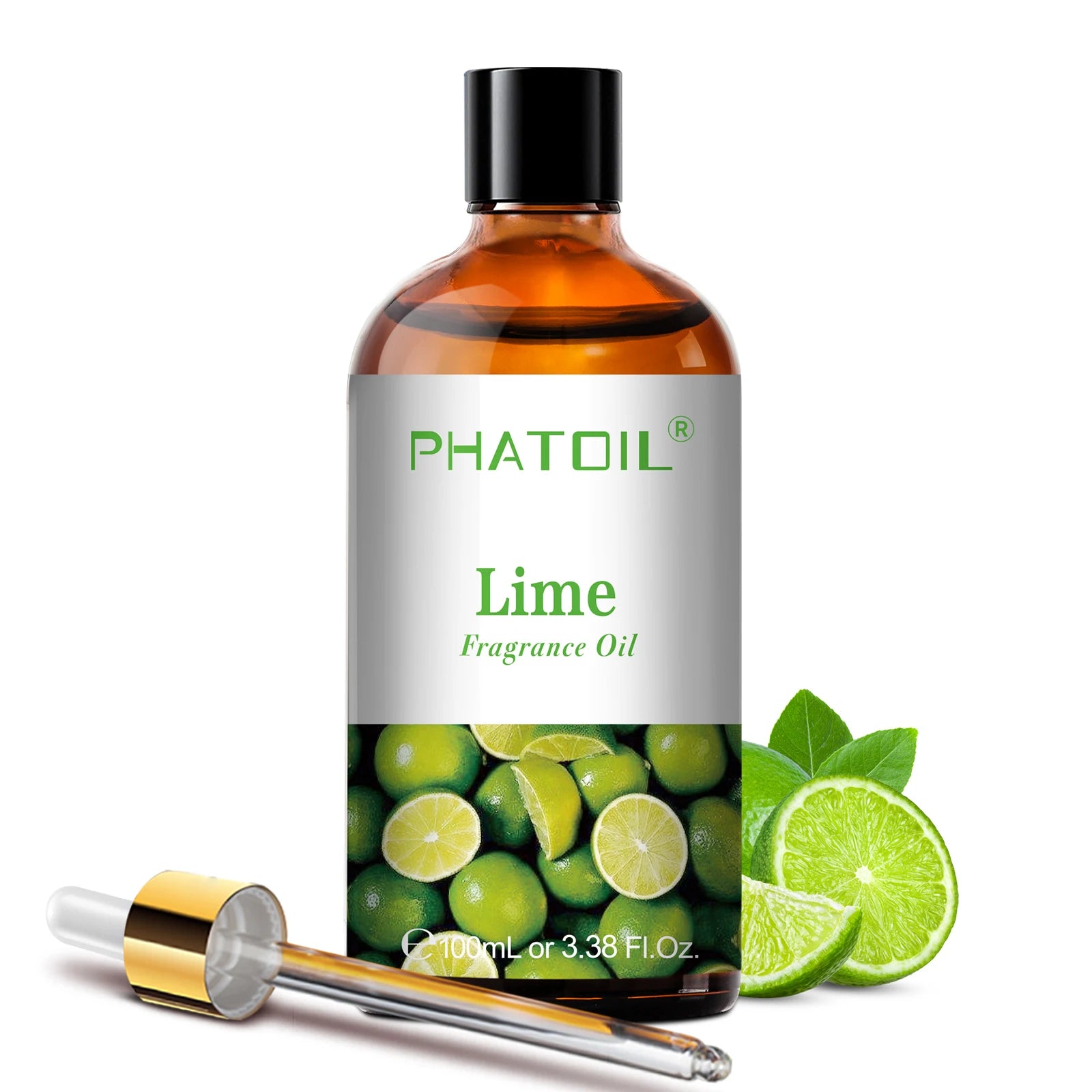 100Ml Aromatherapy Fragrance Oil with Glass Dropper Lime Coconut Strawberry Cherry Watermelon Lemon Mango Aroma Oils